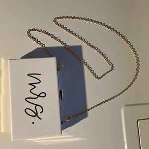 Mrs purse with gold chain! Only used once for my bridal shower.